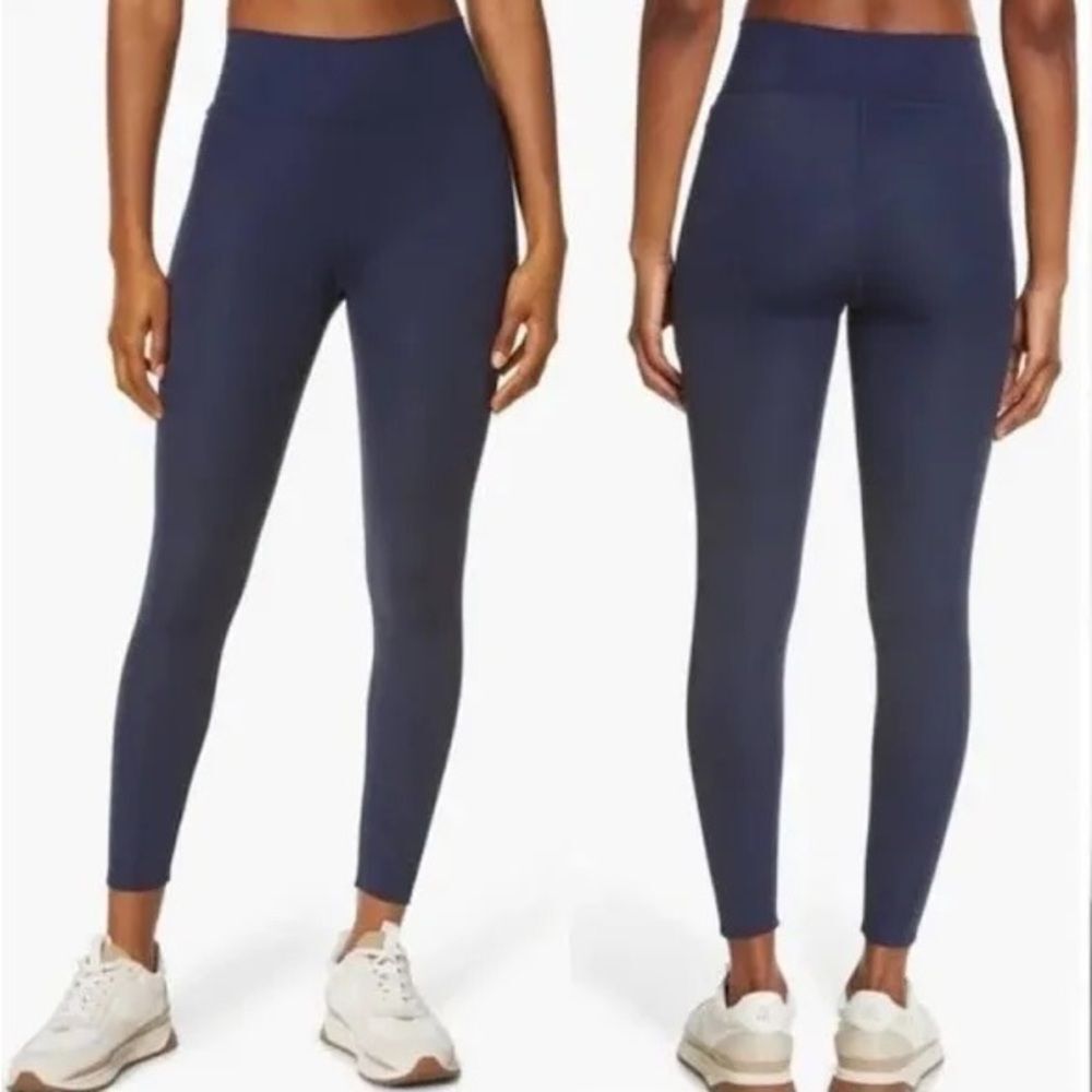 Madewell MWL High Rise Flex leggings Navy sz M